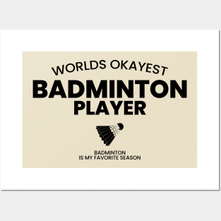 badminton quote Posters and Art